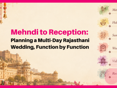 Mehndi to Reception: Planning a Multi-Day Rajasthani Wedding, Function by Function