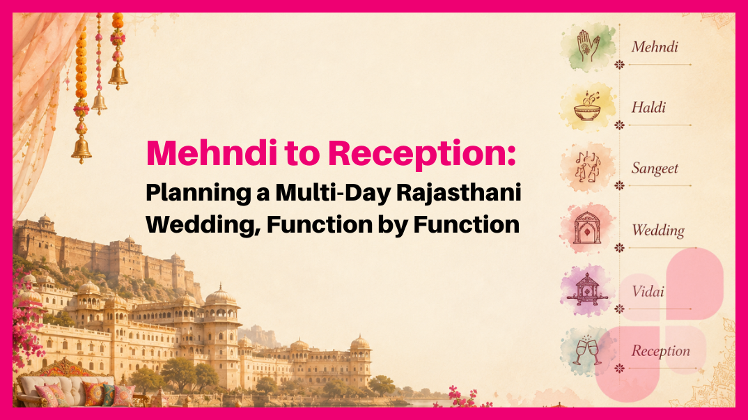 Mehndi to Reception: Planning a Multi-Day Rajasthani Wedding, Function by Function
