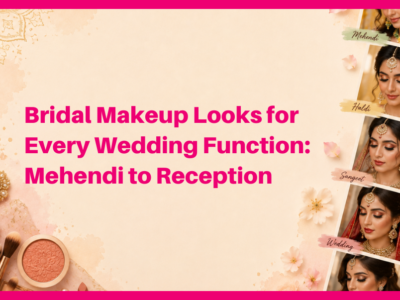 Bridal Makeup Looks for Every Wedding Function: Mehendi to Reception
